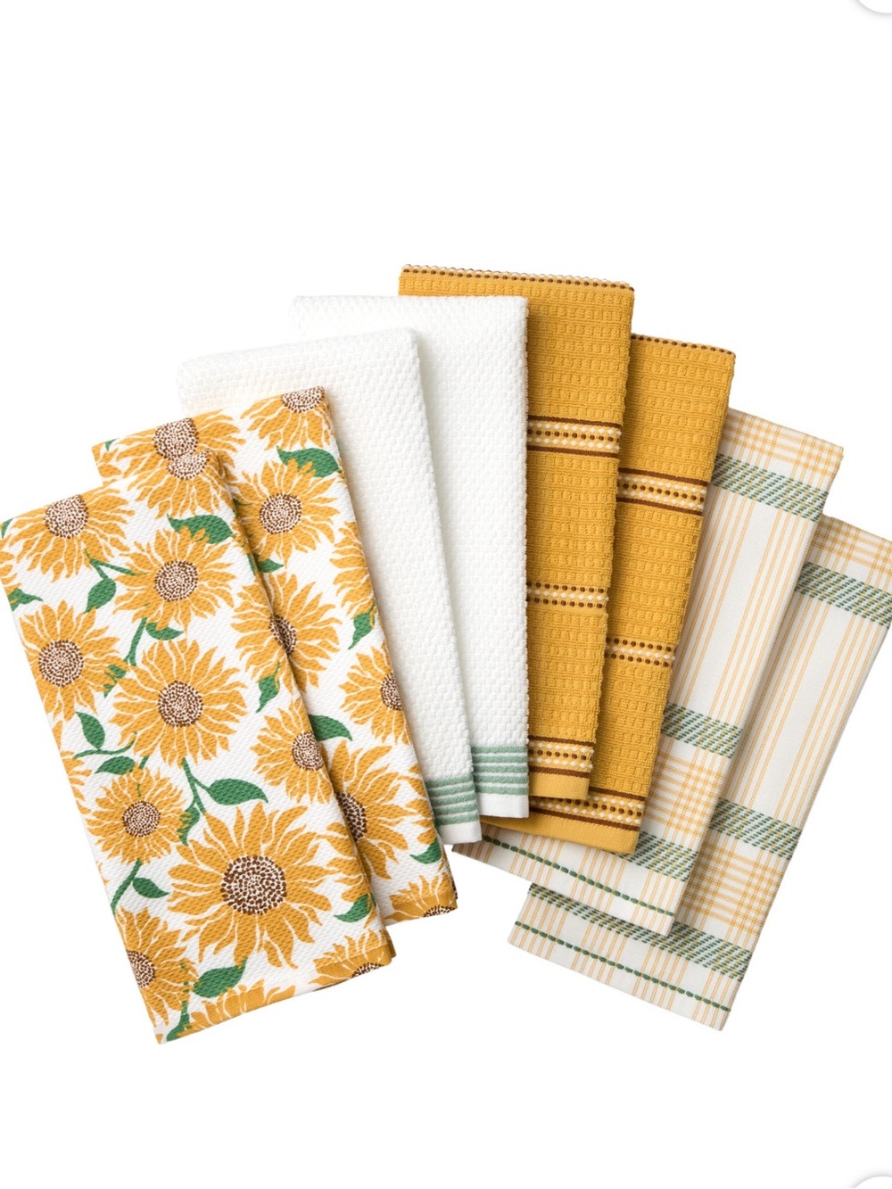 Halloween & Harvest Sunflower Yellow Kitchen Towel Set - 6-Pack